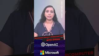 Microsoft builds a supercomputer with OpenAI #shortsvideo