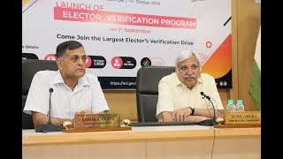 Election Commission of India launched Electors Verification Programme