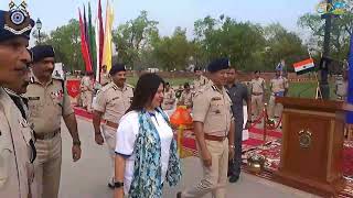 Flag  off of CRPF women Daredevils' bike expedition at India Gate 09 03 2023