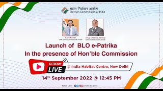 Election Commission of India launched BLO e-Patrika | 14th September