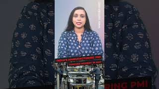 India's manufacturing PMI touches highest in May #shortsvideo