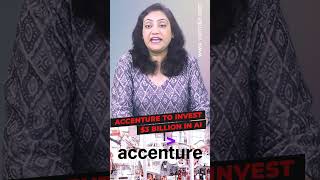 Accenture to invest $3 billion in AI #shortsvideo