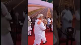 PM Narendra Modi ji in UP during Yogi ji’s Oath taking ceremony.