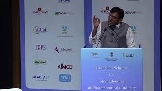 Launching schemes to strengthen the pharmaceuticals industry.
