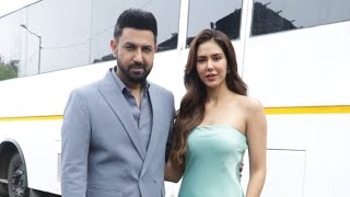 Sonam Bajwa and Gippy Grewal At The Kapil Sharma Show Set For Carry On Jatta 3 Promotion