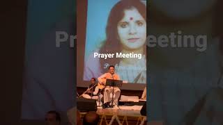Prayer Meeting. Prayer song.