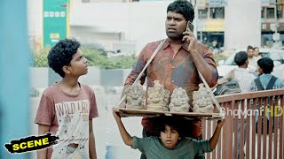 Gamanam Kannada Movie Scenes | Bithiri Sathi Ultimate Comedy With Child Artist Bhanu & Manu
