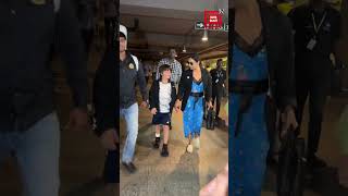 बेटे के साथ Airport पर Spot हुई Gauri Khan, Abram की Cuteness पर अटका फैंस का दिल