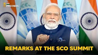 Prime Minister Narendra Modi's remarks at the SCO meeting