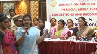Telugu woman the  social meeting | వైస్సార్సీపీ సోషల్ మీడియా మీటింగ్ లో తెలుగు మహిళ అనిత | s media
