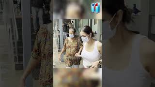 Malaika Arora clicked with her mother at Mumbai hospital | Mallika Arora Viral Video | Top Telugu TV