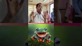 People are also frogs says Ravi Naik, “don’t kill them for meat”