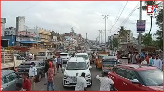 Kai Ghanto Tak Old City Mein Traffic Jam | Bandlaguda Road Hyderabad | SACH NEWS |