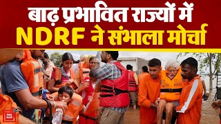 Delhi से लेकर Haryana और Himachal Pradesh तक बाढ़ प्रभावित इलाकों में मुस्तैदी से जुटी NDRF टीमें