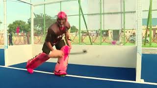 YS Jagan Playing Hockey | పులివెందులలో వైఎస్‌ఆర్‌ స్పోర్ట్స్‌ అకాడమీ | s media