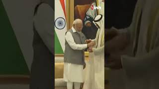 PM Narendra Modi meets UAE President Mohammed bin Zayed Al Nahyan in Abu Dhabi | Youtube Shorts