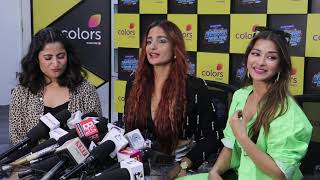 Aishwarya Sharma, Nyra Banerjee & Rashmeet Kaur Full Interview - Khatron Ke Khiladi 13 Team Reunion