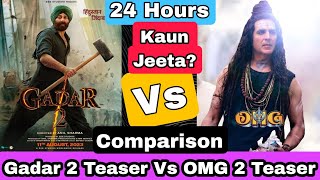 Gadar 2 Teaser Vs OMG 2 Teaser Viewscount Comparison In 24 Hours, Kaun Jeeta Kaun Haara, Janiye?
