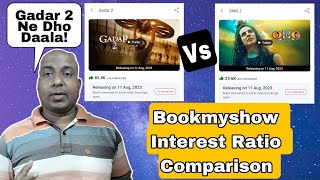 Gadar 2 Vs OMG 2 Bookmyshow Interest Ratio Comparison, Kaun Jeeta? Akshay Kumar Vs Sunny Deol