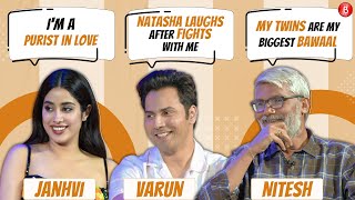Janhvi Kapoor on Sridevi & Boney's love story; Varun Dhawan on shaadi with Natasha | Nitesh Tiwari