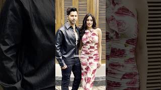 #janhvikapoor #varundhawan Spotted For #bawaal Promotions