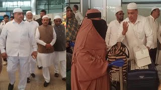 Hajiyon Ka Istaqbal Karte Nazar Aaye Md Saleem | Hyderabad Airport Par | SACH NEWS |