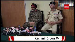 Surankote encounterJoint Press Conference By Indian Army And District Police Poonch Regarding Shindr