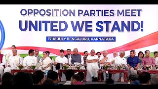 LIVE: Press briefing by united like-minded opposition parties in Bengaluru, Karnataka.