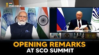 PM Narendra Modi's opening remarks at SCO Summit #with English Subtitle