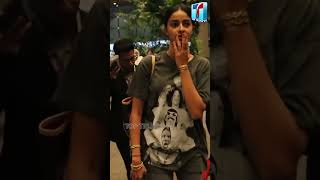 Actress Ananya Pandey Spotted @ Mumbai Airport | Bollywood Film Updates | Top Telugu TV