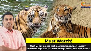 #MustWatch- Capt Venzy Viegas high powered speech on tourism demands