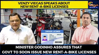 Venzy Viegas speaks about new rent-a-bike licenses.
