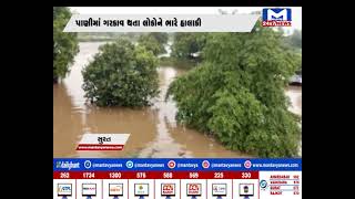 Surat :બારડોલીની મીંઢોળા નદીનું જળસ્તર વધ્યું | MantavyaNews