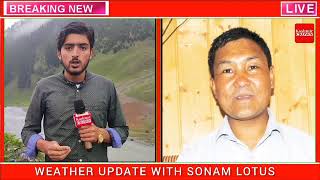 Weather update with Sonam LotusReports Wajid Raina  #WeatherUpdate #KashmirWeather #NewsUpdate