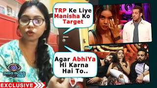 Bigg Boss OTT 2 | Manisha Rani's Sister Angry Reaction On WKW Target, Pooja, AbhiYa AbhiSha, Elvish
