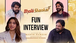 Team #BholaaShankar Special Fun Interview | Chiranjeevi | Tamannaah | Meher Ramesh | Sushanth | Aadi