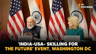 PM Modi's statement at 'India-USA- Skilling for the Future' event, Washington DC, Eng Subtitle