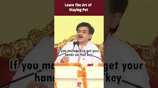 Learn the art of staying put | Sakshi Shree | Shorts