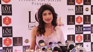 TV Actress Vindhya Tiwari Interview Lords of Trendz International Fashion Week 2023