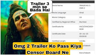 Omg2 Trailer Ko Pass Kiya Censor Board Ne Wo Bhi UA Certificate Dekar,Janiye OMG2 Trailer Screentime