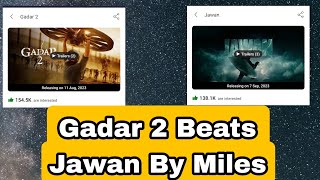 Gadar 2 Movie Beats Jawan Movie By Miles On Bookmyshow, Here's How? Sunny Deol Vs SRK Clash
