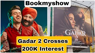 Gadar 2 Movie Crosses 200K Interest On Bookmyshow