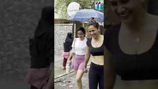 Neha Sharma and Aisha Sharma Spotted At Bandra | Bollywood Actress Spotted Videos | Top Telugu TV