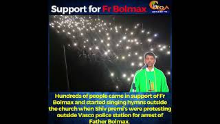 Hundreds of people came in support of Fr Bolmax
