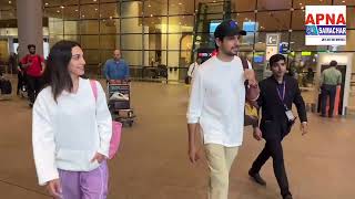 Siddharth Malhotra, Kiara Advani returns Mumbai spotted at Airport