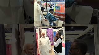 PM Modi attends the National Handloom Day celebrations #shortsvideo