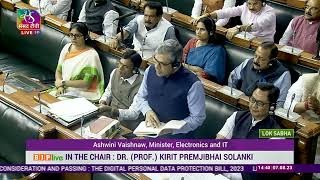 Shri Ashwini Vaishnaw’s Reply The Digital Personal Data Protection Bill, 2023 in Lok Sabha