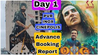 Gadar 2 Vs OMG 2 Movie Advance Booking Report Day 1 At Multiplexes Chains In India, Who Is First?