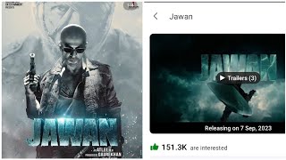 Jawan Movie Crosses 150K Interest Rate On Bookmyshow 1 Month Ahead Of Its Release Date