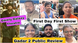 Gadar 2 Public Review First Day First Show At Gaiety Galaxy Theatre In Mumbai